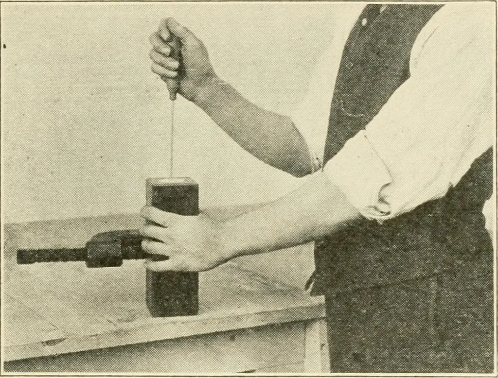 An illustration from Woodwork for secondary schools; a text-book for high schools and colleges, prevocational and elementary industrial schools, 1916, leaf 342
