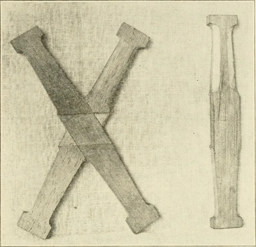An illustration from Woodwork for secondary schools; a text-book for high schools and colleges, prevocational and elementary industrial schools, 1916, leaf 350