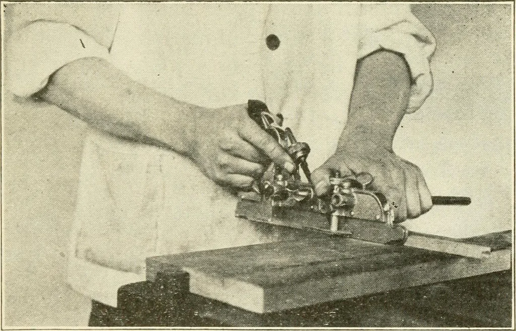 An illustration from Woodwork for secondary schools; a text-book for high schools and colleges, prevocational and elementary industrial schools, 1916, leaf 50