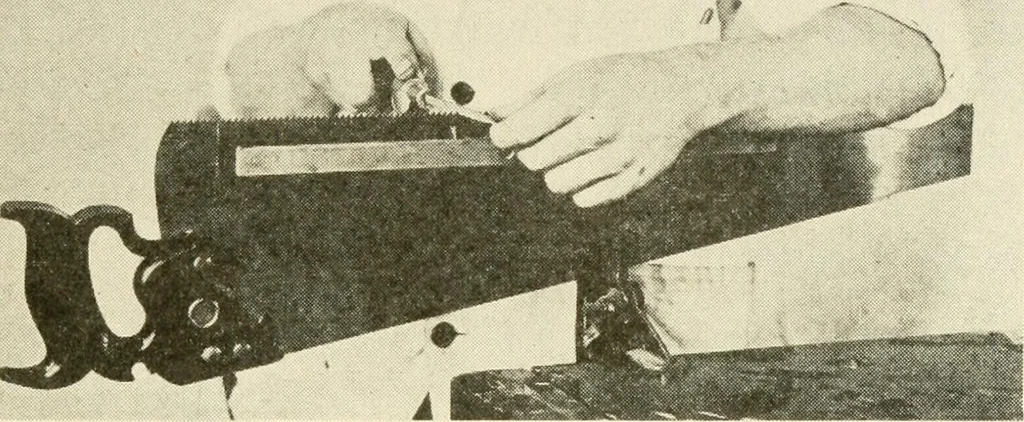 An illustration from Woodwork for secondary schools; a text-book for high schools and colleges, prevocational and elementary industrial schools, 1916, leaf 72