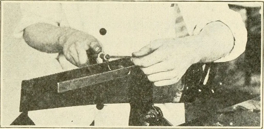An illustration from Woodwork for secondary schools; a text-book for high schools and colleges, prevocational and elementary industrial schools, 1916, leaf 72
