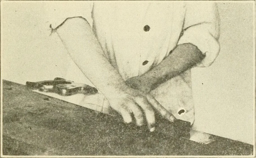 An illustration from Woodwork for secondary schools; a text-book for high schools and colleges, prevocational and elementary industrial schools, 1916, leaf 74