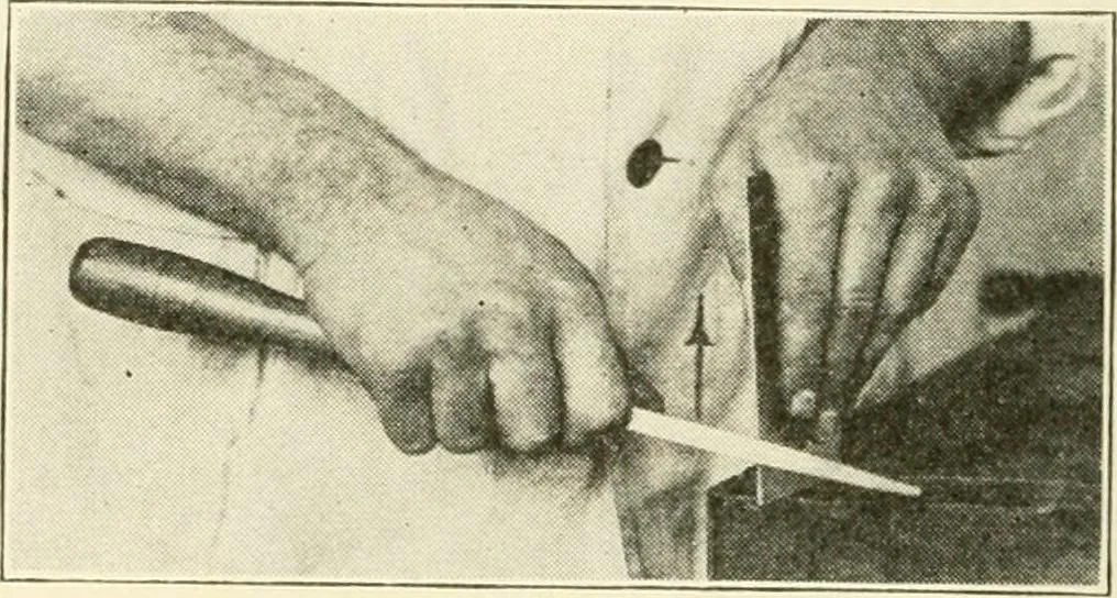An illustration from Woodwork for secondary schools; a text-book for high schools and colleges, prevocational and elementary industrial schools, 1916, leaf 75