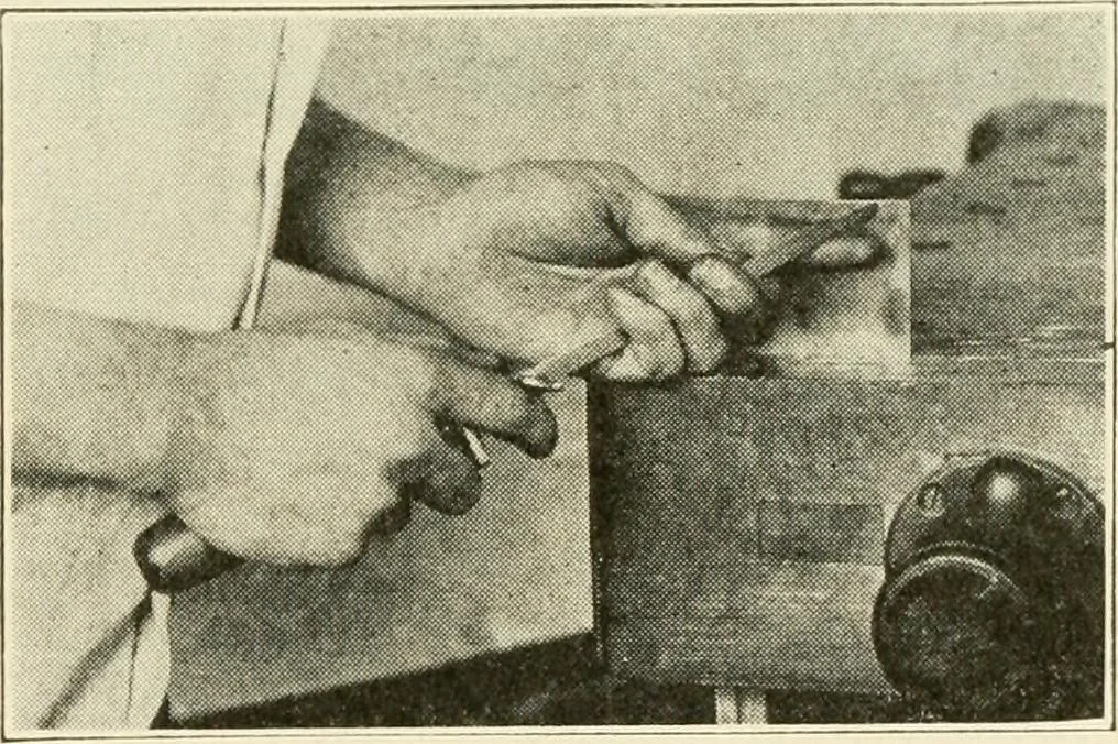 An illustration from Woodwork for secondary schools; a text-book for high schools and colleges, prevocational and elementary industrial schools, 1916, leaf 76