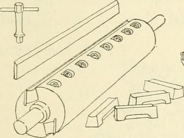 An illustration from Woodwork for secondary schools; a text-book for high schools and colleges, prevocational and elementary industrial schools, 1916, leaf 88