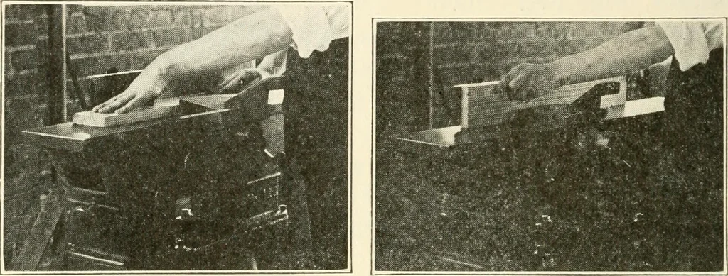 An illustration from Woodwork for secondary schools; a text-book for high schools and colleges, prevocational and elementary industrial schools, 1916, leaf 91