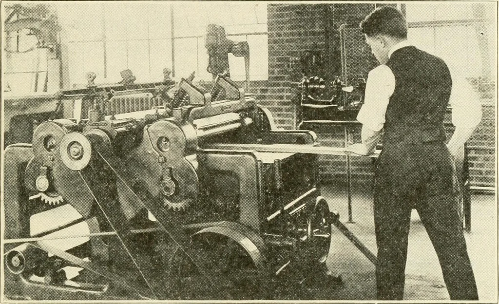 An illustration from Woodwork for secondary schools; a text-book for high schools and colleges, prevocational and elementary industrial schools, 1916, leaf 96