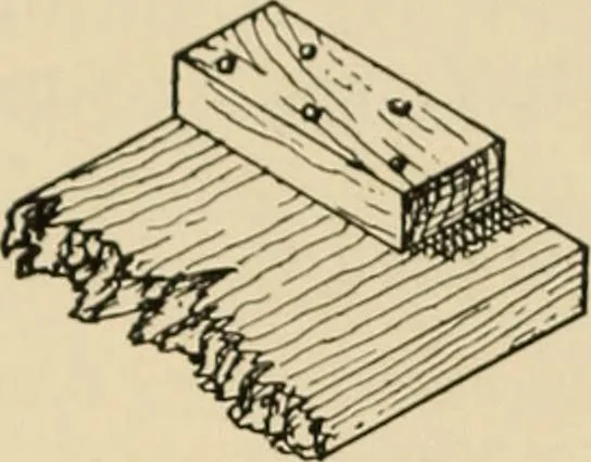 An illustration from Woodworking for beginners; a manual for amateurs, 1900, leaf 103