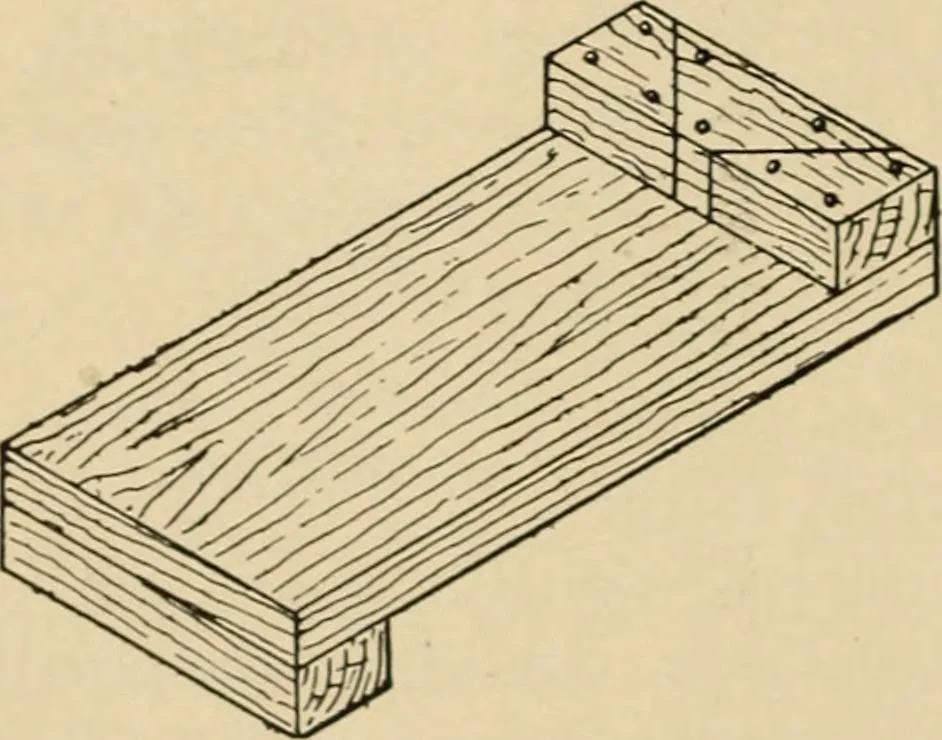 An illustration from Woodworking for beginners; a manual for amateurs, 1900, leaf 107