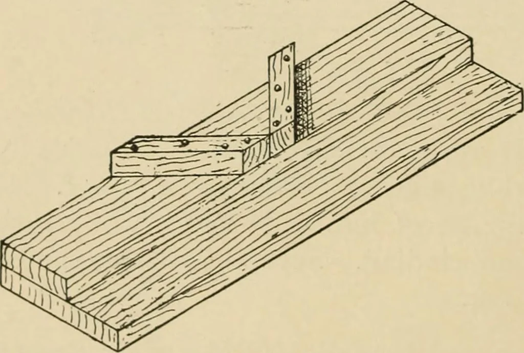 An illustration from Woodworking for beginners; a manual for amateurs, 1900, leaf 109
