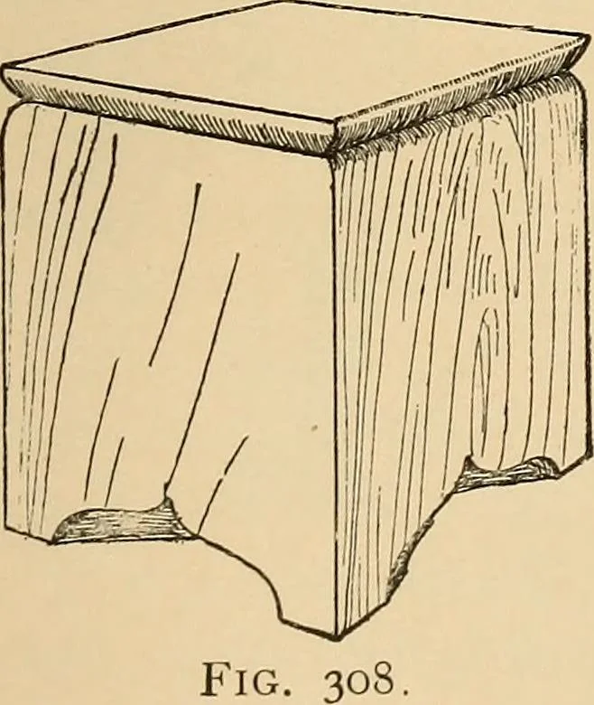 An illustration from Woodworking for beginners; a manual for amateurs, 1900, leaf 216
