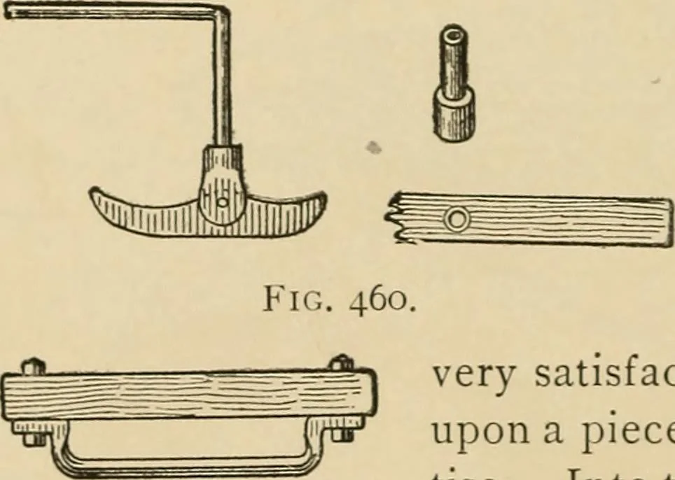 An illustration from Woodworking for beginners; a manual for amateurs, 1900, leaf 353