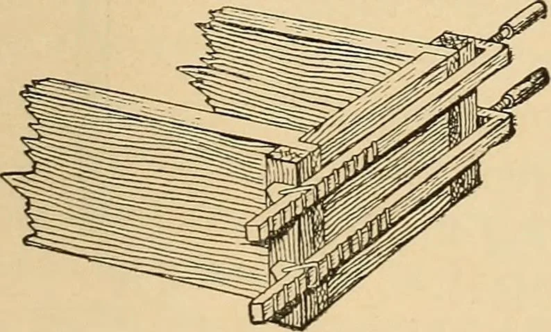 An illustration from Woodworking for beginners; a manual for amateurs, 1900, leaf 376