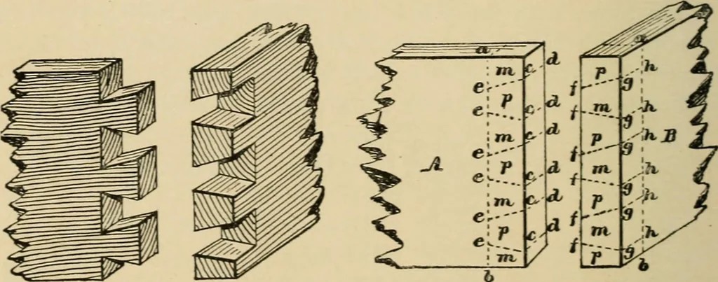An illustration from Woodworking for beginners; a manual for amateurs, 1900, leaf 387