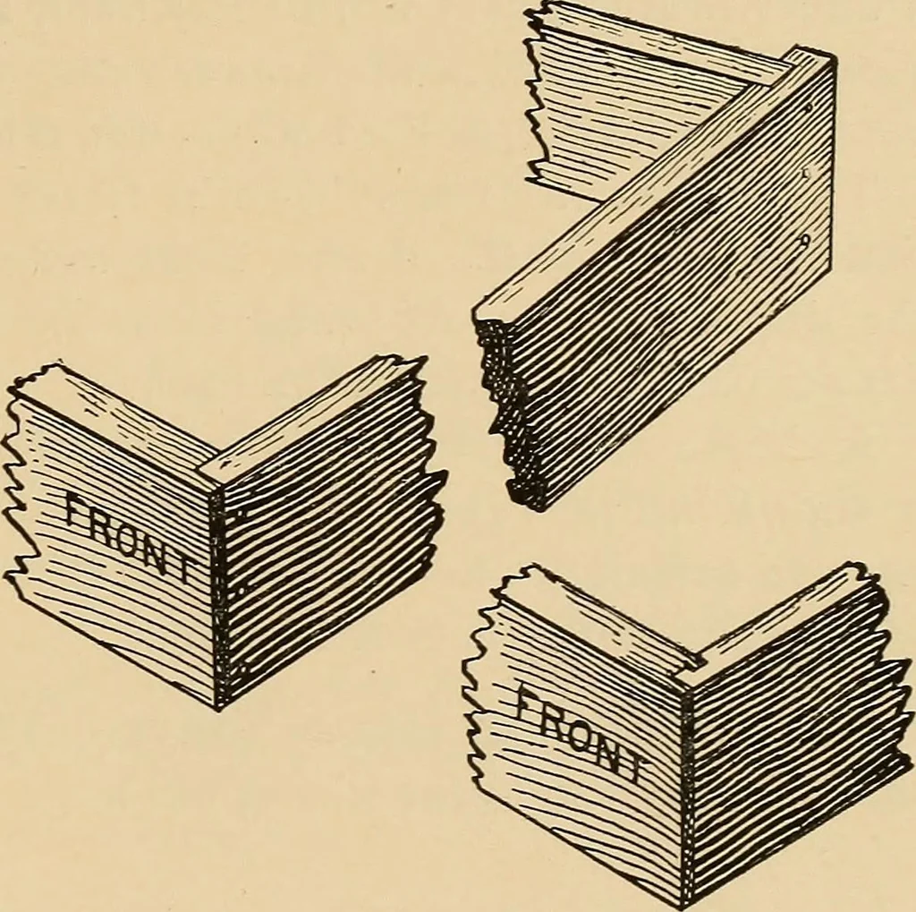 An illustration from Woodworking for beginners; a manual for amateurs, 1900, leaf 392
