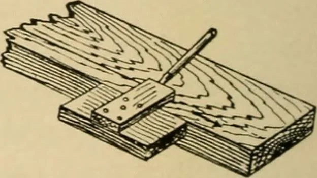 An illustration from Woodworking for beginners; a manual for amateurs, 1900, leaf 403