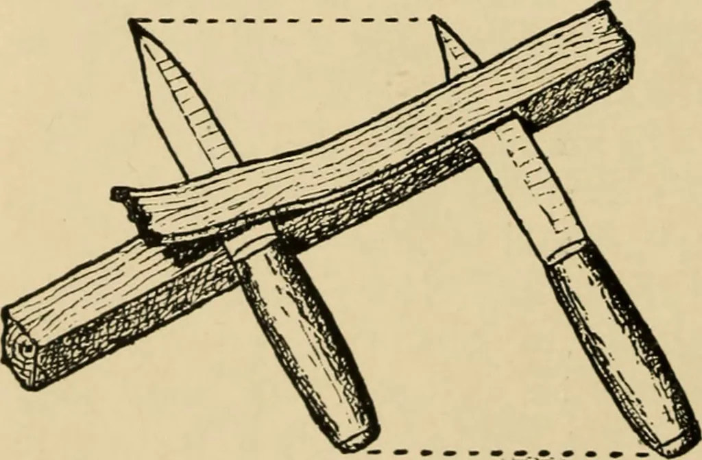 An illustration from Woodworking for beginners; a manual for amateurs, 1900, leaf 41