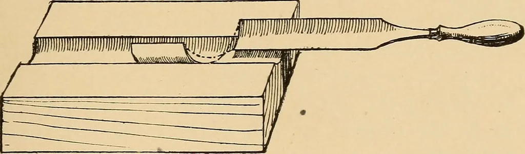 An illustration from Woodworking for beginners; a manual for amateurs, 1900, leaf 412