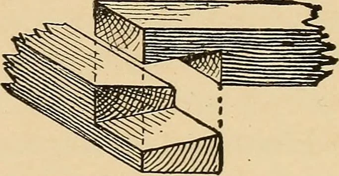 An illustration from Woodworking for beginners; a manual for amateurs, 1900, leaf 414