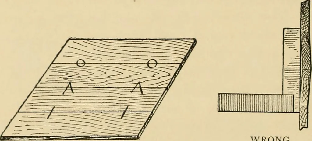 An illustration from Woodworking for beginners; a manual for amateurs, 1900, leaf 421