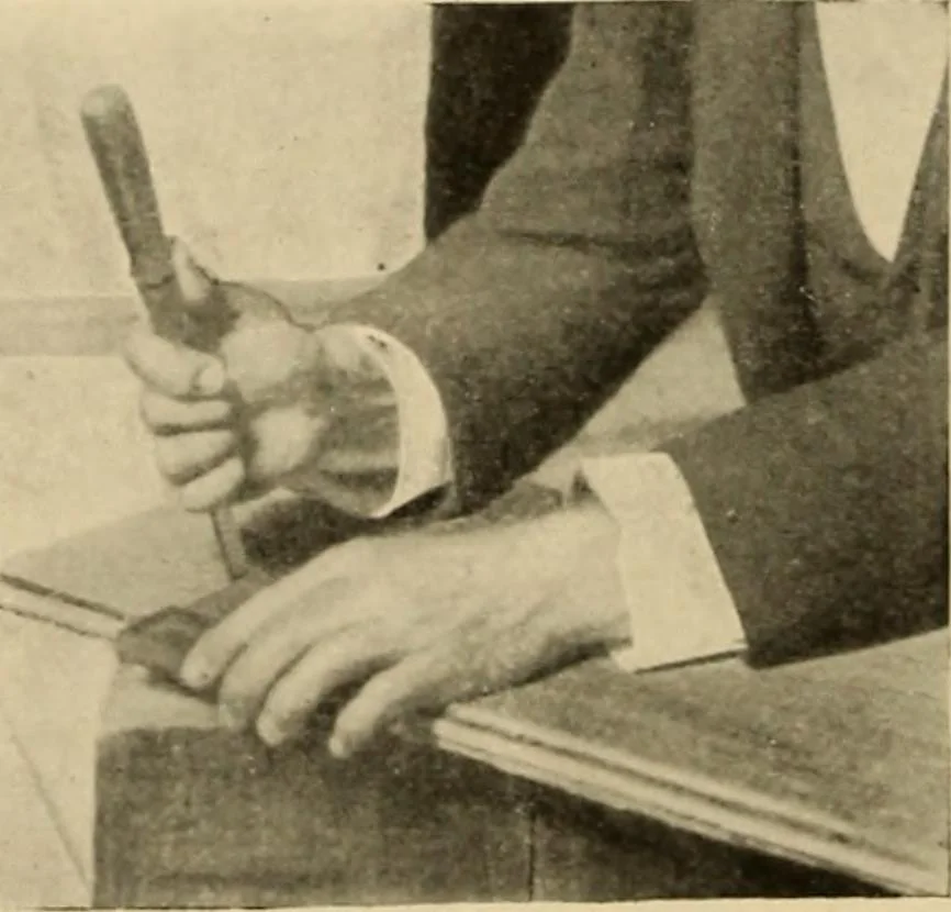 An illustration from Woodworking for beginners; a manual for amateurs, 1900, leaf 429
