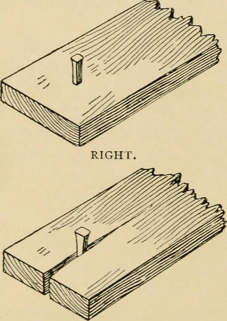 An illustration from Woodworking for beginners; a manual for amateurs, 1900, leaf 445