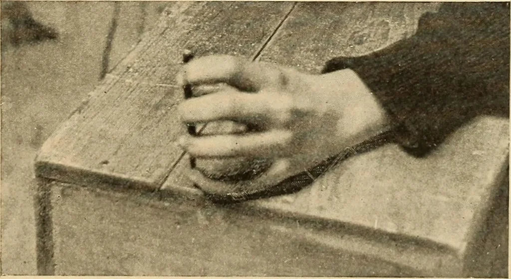 An illustration from Woodworking for beginners; a manual for amateurs, 1900, leaf 448