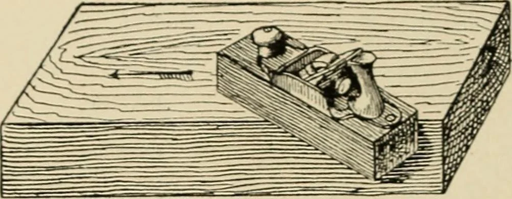 An illustration from Woodworking for beginners; a manual for amateurs, 1900, leaf 471