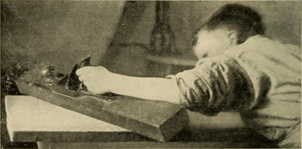 An illustration from Woodworking for beginners; a manual for amateurs, 1900, leaf 471