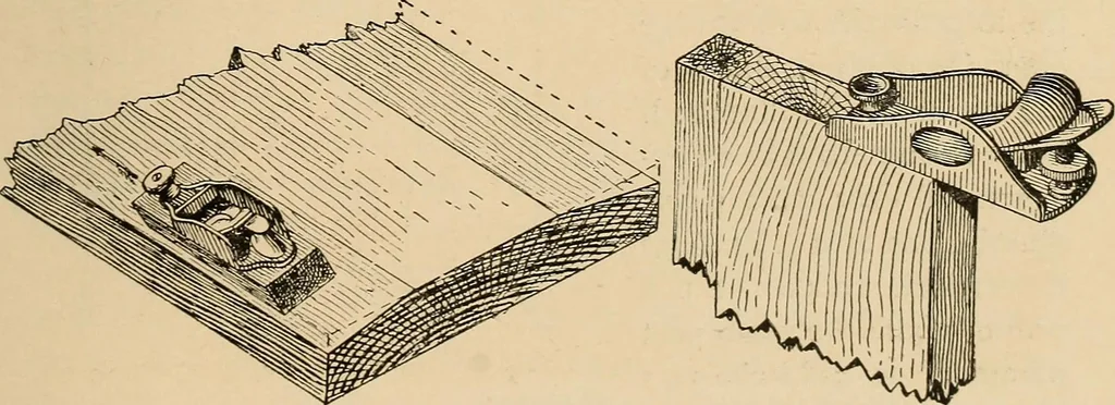 An illustration from Woodworking for beginners; a manual for amateurs, 1900, leaf 472