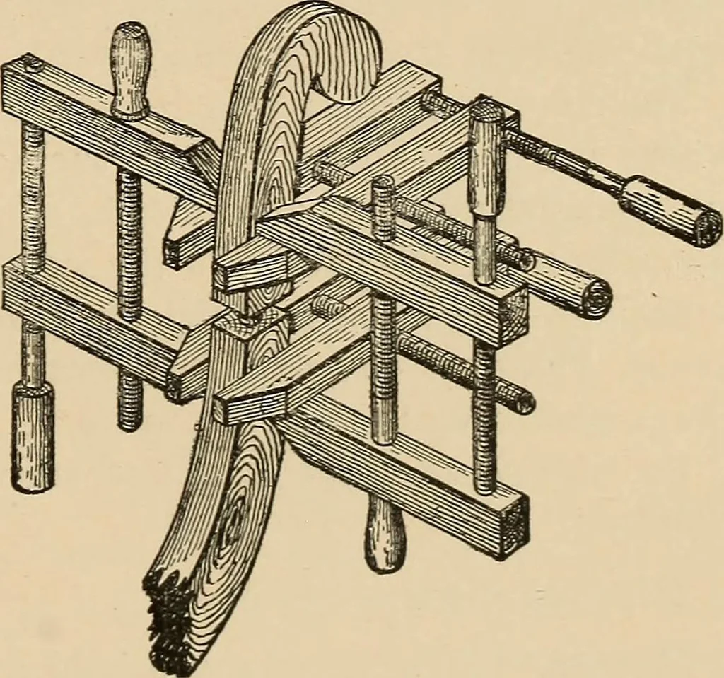 An illustration from Woodworking for beginners; a manual for amateurs, 1900, leaf 476
