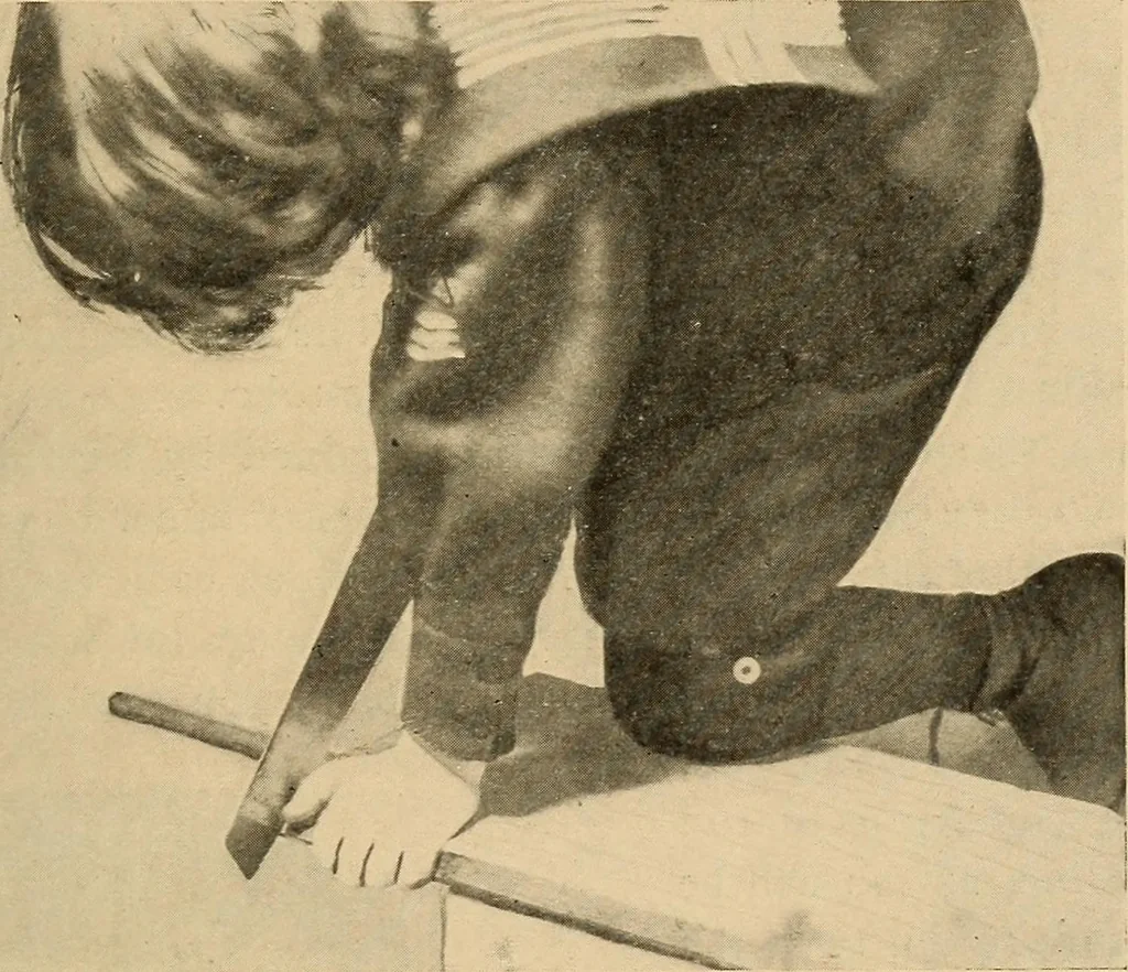 An illustration from Woodworking for beginners; a manual for amateurs, 1900, leaf 486