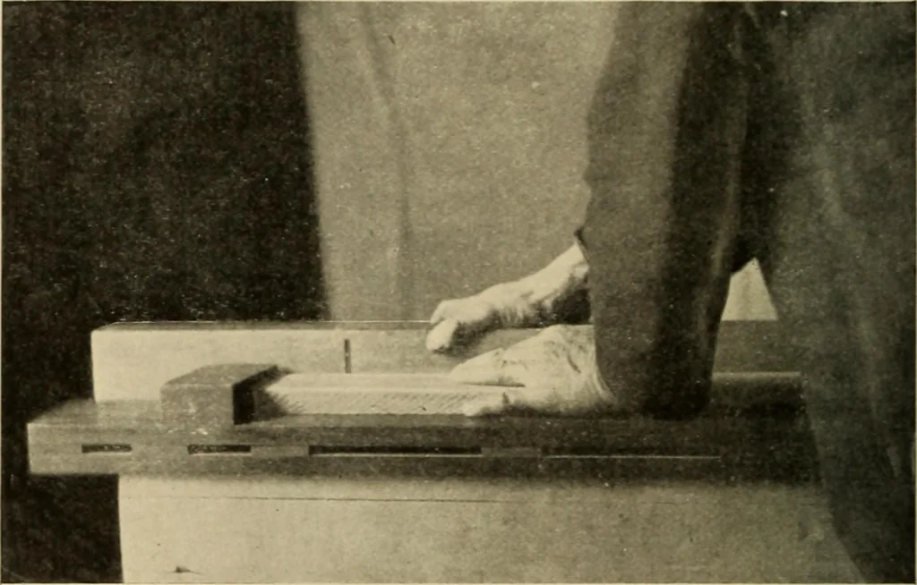 An illustration from Woodworking for beginners; a manual for amateurs, 1900, leaf 505