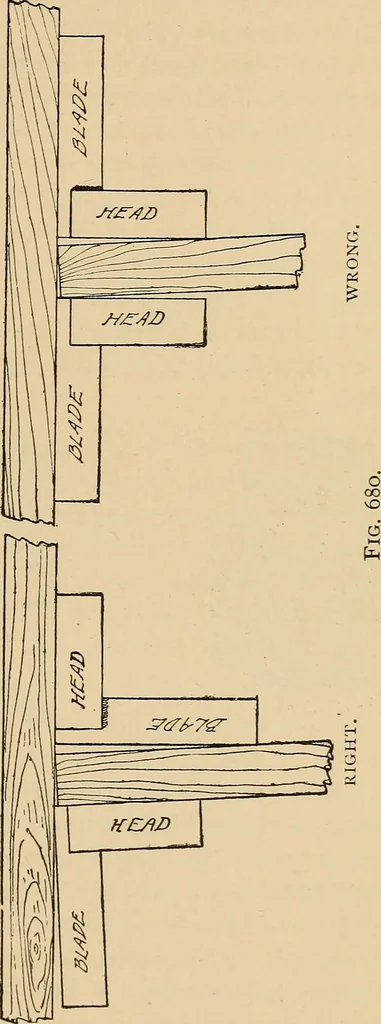 An illustration from Woodworking for beginners; a manual for amateurs, 1900, leaf 508