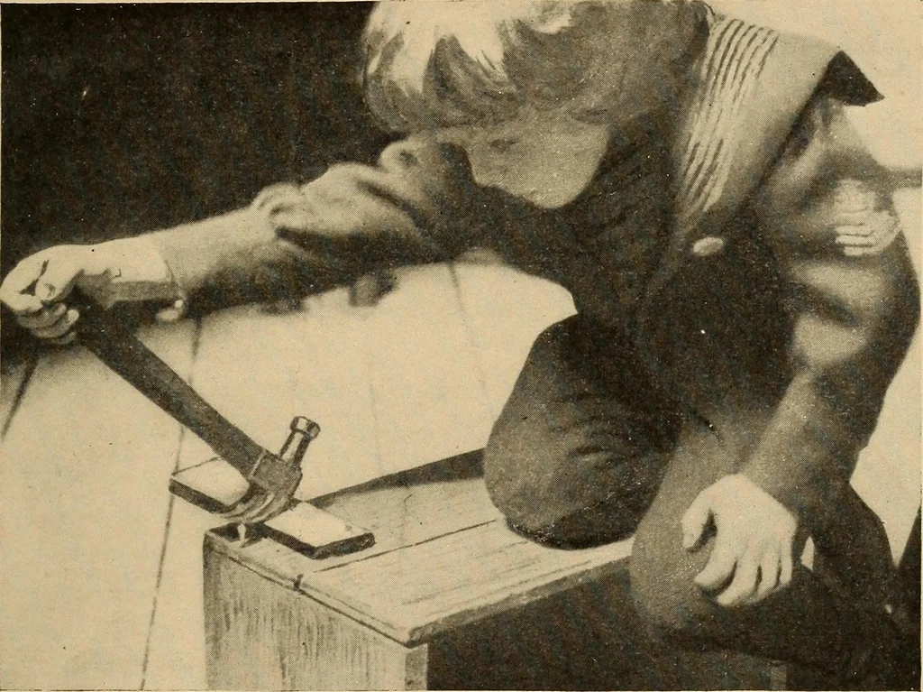 An illustration from Woodworking for beginners; a manual for amateurs, 1900, leaf 520