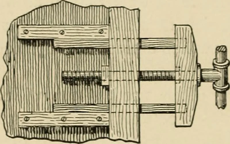 An illustration from Woodworking for beginners; a manual for amateurs, 1900, leaf 551