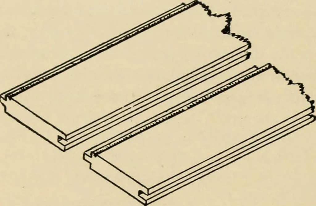 An illustration from Woodworking for beginners; a manual for amateurs, 1900, leaf 61