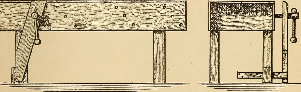 An illustration from Woodworking for beginners; a manual for amateurs, 1900, leaf 72
