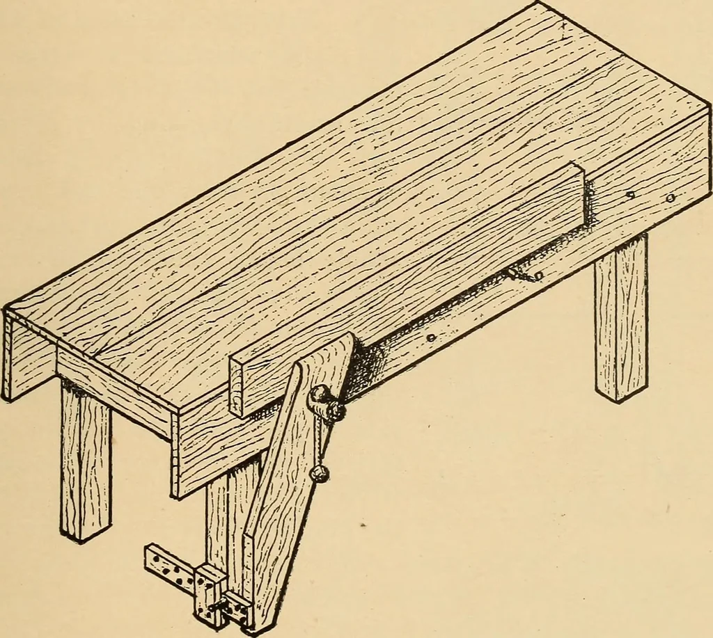 An illustration from Woodworking for beginners; a manual for amateurs, 1900, leaf 80