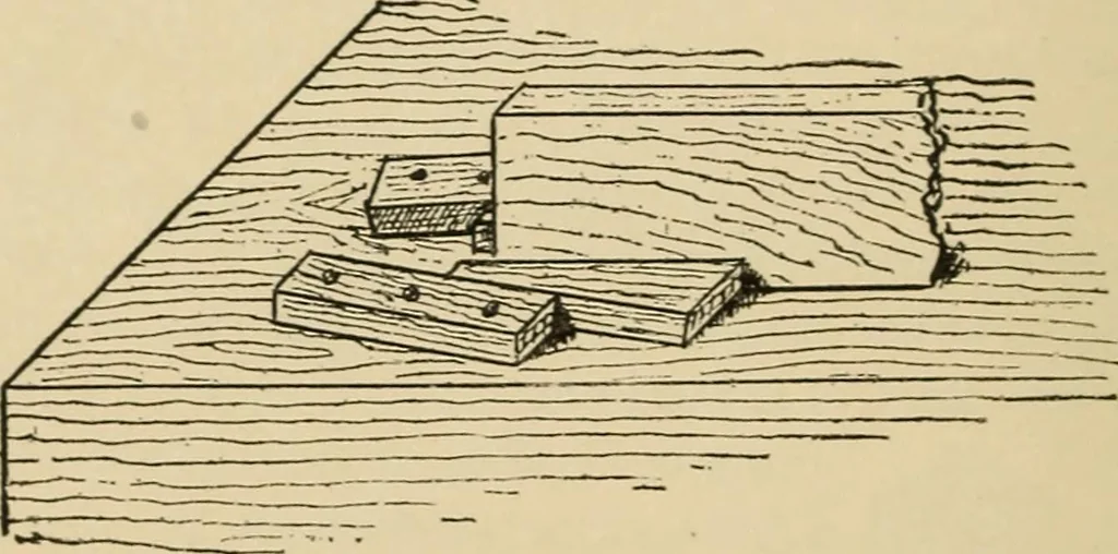 An illustration from Woodworking for beginners; a manual for amateurs, 1900, leaf 89