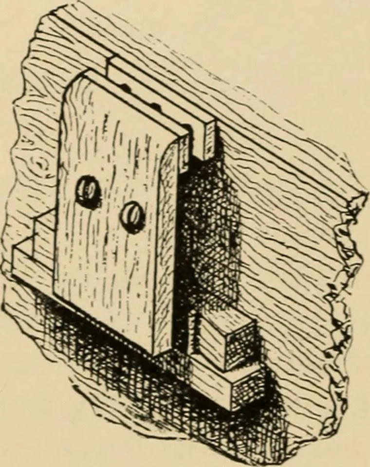 An illustration from Woodworking for beginners; a manual for amateurs, 1900, leaf 91