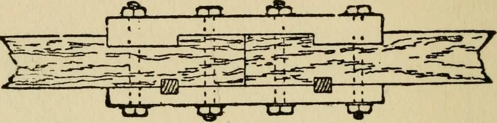 An illustration from Woodwork joints; how they are set out, how made and where used; with four hundred and thirty illustrations and a complete index of eleven hundred references, 1921, leaf 103