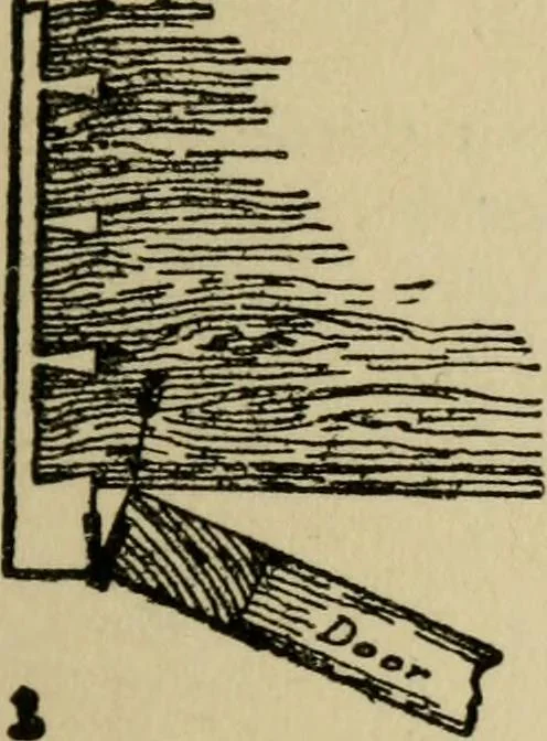 An illustration from Woodwork joints; how they are set out, how made and where used; with four hundred and thirty illustrations and a complete index of eleven hundred references, 1921, leaf 104