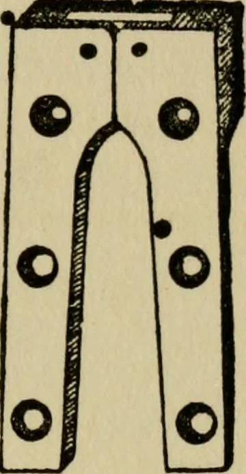 An illustration from Woodwork joints; how they are set out, how made and where used; with four hundred and thirty illustrations and a complete index of eleven hundred references, 1921, leaf 110
