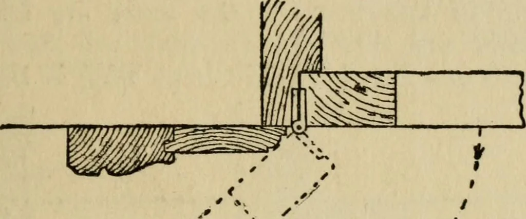 An illustration from Woodwork joints; how they are set out, how made and where used; with four hundred and thirty illustrations and a complete index of eleven hundred references, 1921, leaf 120