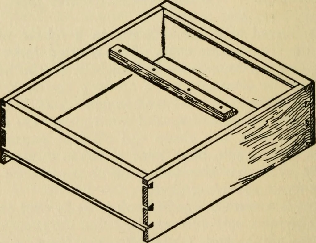 An illustration from Woodwork joints; how they are set out, how made and where used; with four hundred and thirty illustrations and a complete index of eleven hundred references, 1921, leaf 125