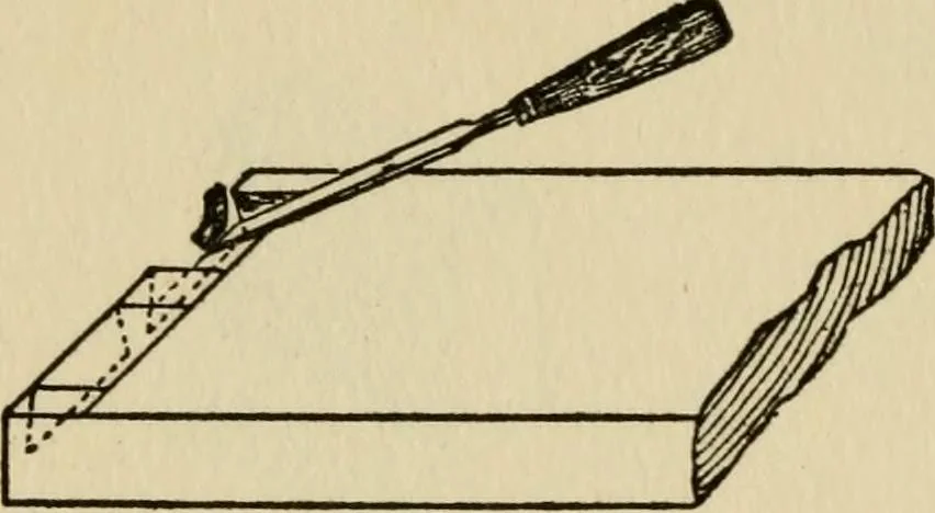 An illustration from Woodwork joints; how they are set out, how made and where used; with four hundred and thirty illustrations and a complete index of eleven hundred references, 1921, leaf 133