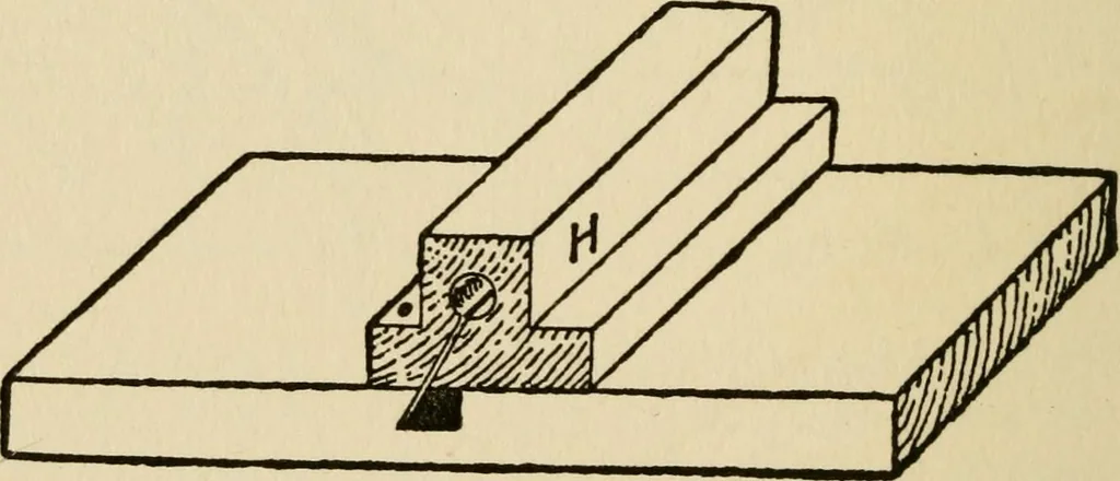 An illustration from Woodwork joints; how they are set out, how made and where used; with four hundred and thirty illustrations and a complete index of eleven hundred references, 1921, leaf 157