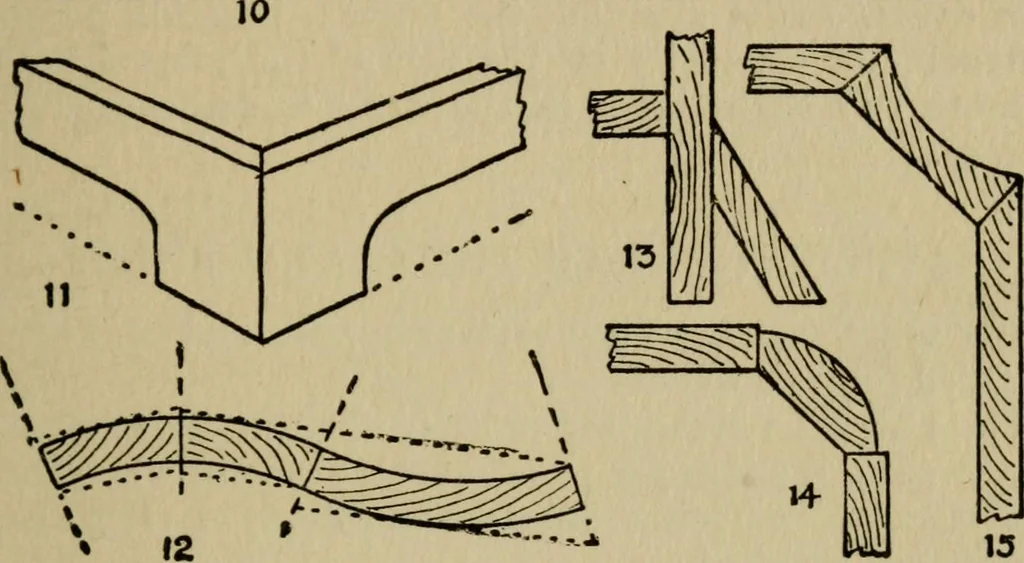 An illustration from Woodwork joints; how they are set out, how made and where used; with four hundred and thirty illustrations and a complete index of eleven hundred references, 1921, leaf 16