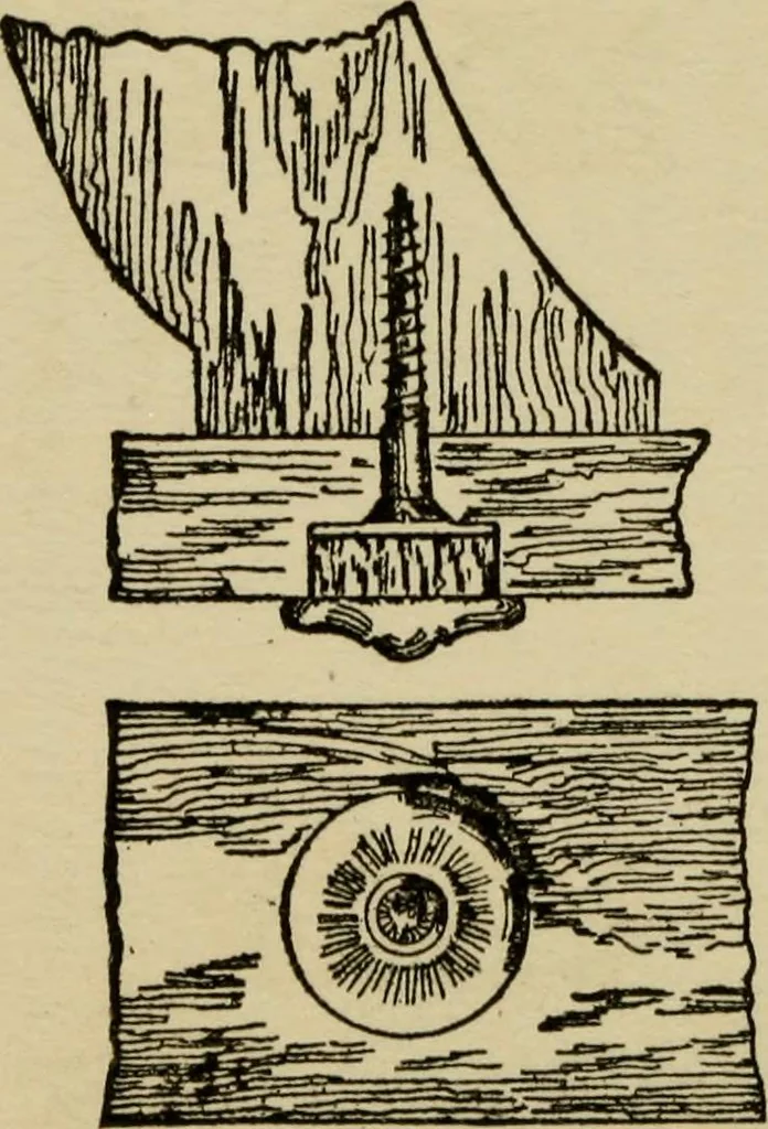 An illustration from Woodwork joints; how they are set out, how made and where used; with four hundred and thirty illustrations and a complete index of eleven hundred references, 1921, leaf 166
